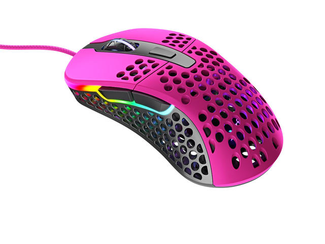 Мишки Xtrfy M4, RGB, в розово