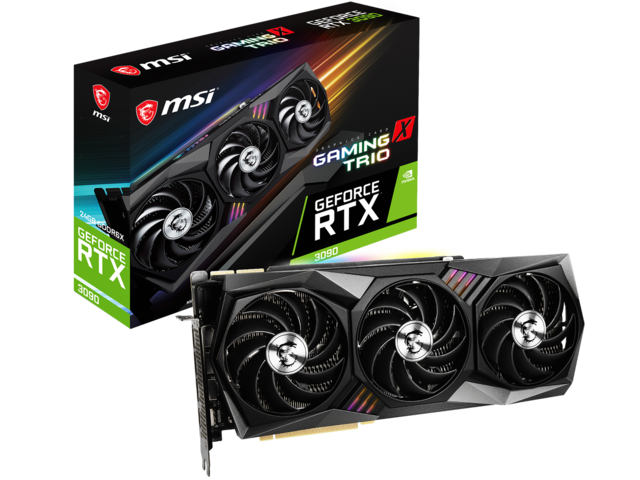 Видео карти MSI GeForce RTX 3090 GAMING X TRIO 24G