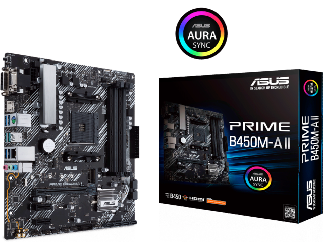 Дънни платки ASUS PRIME B450M-A II