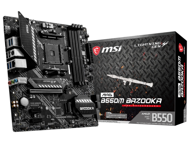 Дънни платки MSI MAG B550M BAZOOKA