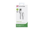Кабели и Адаптери Cellular line кабел Type-C, 1,2м, Бял