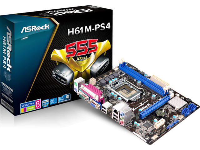 Дънни платки ASRock H61M-PS4