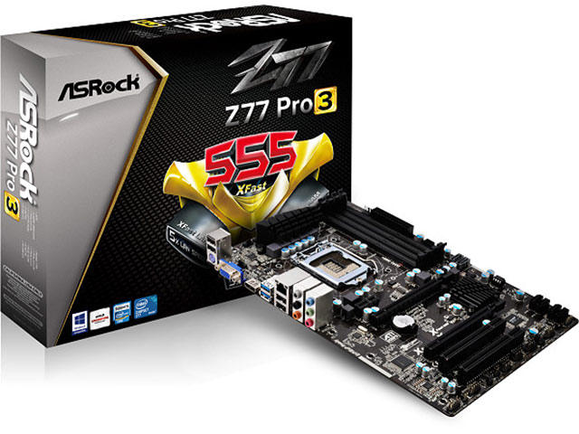 Дънни платки ASRock Z77 Pro3