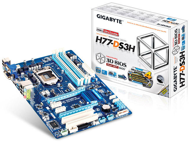 Дънни платки GIGABYTE GA-H77-DS3H