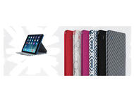 Калъфи за таблети Speck iPad Air StyleFolio, червено-сив