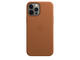 Калъфи Apple iPhone Leather Case с MagSafe, кафяв