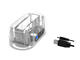 Джаджи Orico Storage - HDD/SSD Dock - 2.5 / 3.5" USB 3.0, Transparent