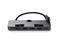 USB Хъб Satechi Aluminum TYPE-C CLAMP PRO Hub (3x USB 3.0,MicroSD) - Space Gray