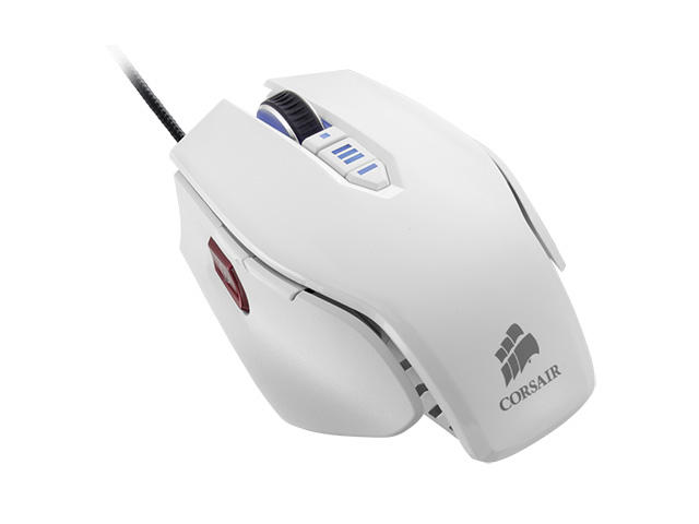 Мишки Геймърска мишка Corsair Vengeance M65, бяла