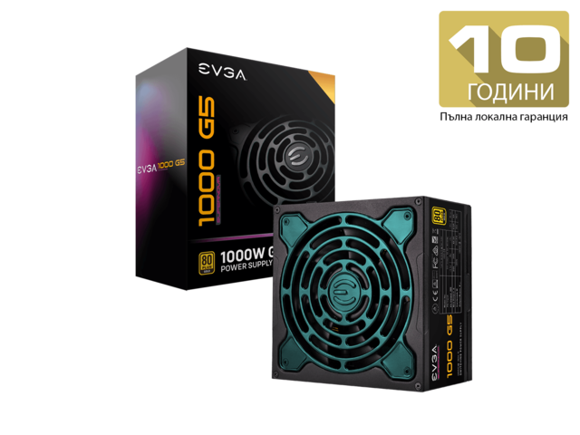 Захранвания за компютри EVGA SuperNOVA 1000 G5 Gold 1000W