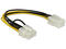 Кабели за компоненти Кабел DeLock PCI Express power 6 pin женско > PCI Express 8 pin
