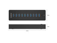 USB Хъб Orico P10-U3-BK