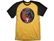 Облекло и аксесоари Wolfenstein Raglan T-Shirt 7 To Go Yellow, Size S