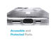 Калъфи Speck iPhone 13 Presidio Perfect Clear Glitter Grip + MS Clear/Platinum Glitter