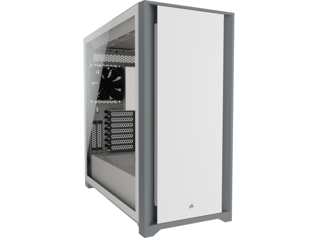 Кутии Corsair 5000D Tempered Glass White