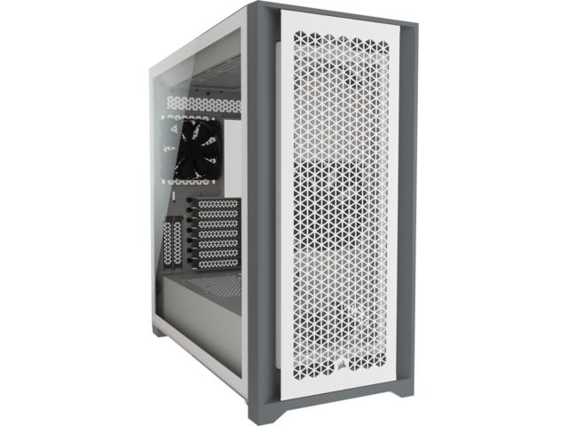 Кутии Corsair 5000D AIRFLOW Tempered Glass White