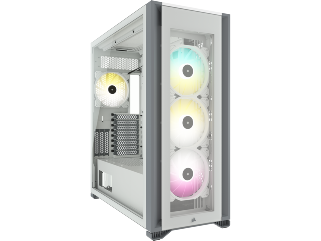 Кутии CORSAIR iCUE 7000X RGB Tempered Glass White