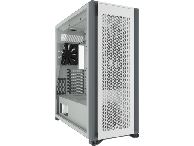 Кутии Corsair 7000D AIRFLOW Tempered Glass White