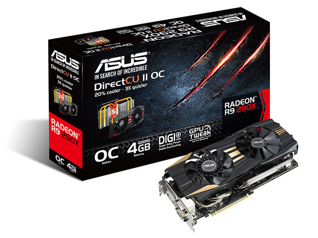 Видео карти ASUS Radeon R9 290X DC2OC-4GD5