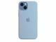 Калъфи Apple iPhone 13 Silicone Case with MagSafe - Blue Fog (Seasonal Spring 2022)
