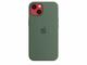 Калъфи Apple iPhone 13 Silicone Case with MagSafe - Eucalyptus (Seasonal Spring 2022)