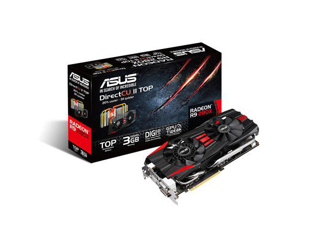 Видео карти ASUS Radeon R9 280X DirectCU II TOP