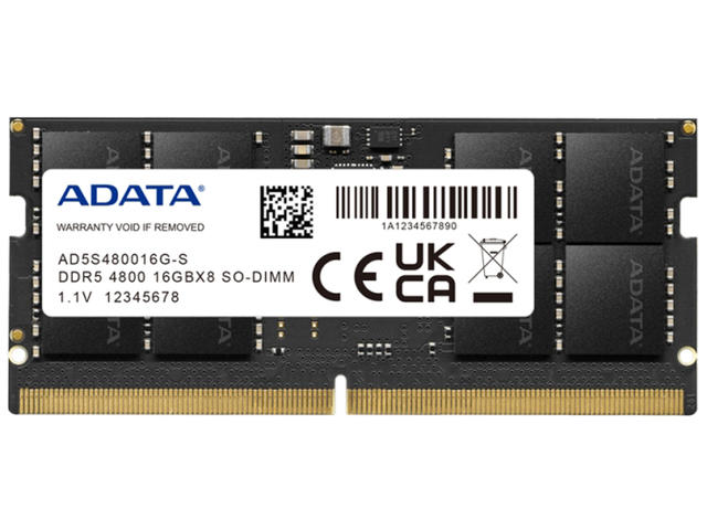 Оперативна памет 16GB DDR5 4800MHz ADATA SODIMM