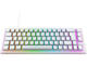 Клавиатури XTRFY K5 Transperant White, 65% Hotswap RGB UK Layout Kailh Red