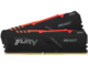 Оперативна памет 32GB (2x16GB) DDR4 3200 MT/s Kingston FURY BEAST RGB Black