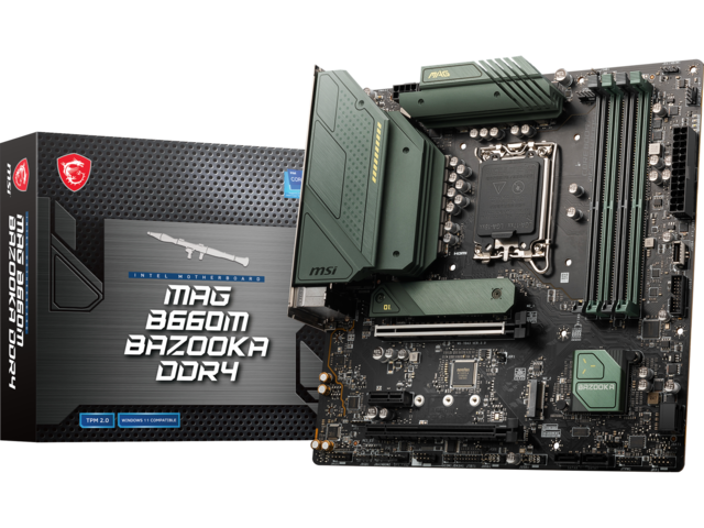 Дънни платки MSI MAG B660M BAZOOKA DDR4