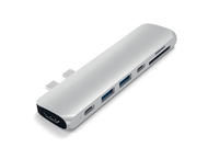 USB Хъб Satechi Aluminium TYPE-C PRO Hub Silver