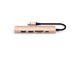 USB Хъб Satechi Type-C Slim Multimedia Adapter V2 - Gold