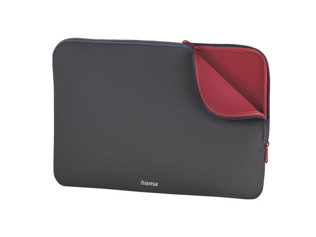 Чанти за Лаптопи Hama "Neoprene" 11.6", в сиво-червено
