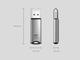 USB памети Silicon Power Marvel M02 128GB, USB 3.0, Сив