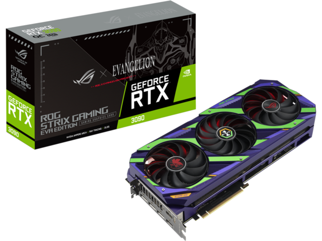 Видео карти ASUS ROG Strix GeForce RTX 3090 24GB OC EVA Edition