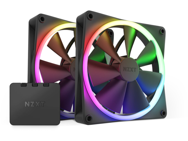 Вентилатори NZXT F140 RGB Black Twin Pack