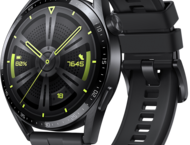 Смарт часовници Huawei Watch GT 3 46mm Jupiter Black + Huawei Vermilion Red Fluoroelastomer Strap 22mm