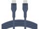 Кабели и Адаптери Belkin BOOST CHARGE Silicone cable USB-C to USB-C 2.0 - 3M - Blue