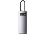 USB Хъб Baseus Type-C 6 в 1, сив