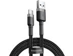 Кабели и Адаптери Baseus Cafule USB-A към USB Type-C, 3A, 0.5м, черен 