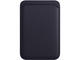 Калъфи Apple iPhone Leather Wallet with MagSafe - Ink