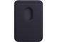 Калъфи Apple iPhone Leather Wallet with MagSafe - Ink
