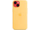 Калъфи Apple iPhone 14 Silicone Case with MagSafe - Sunglow