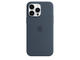 Калъфи Apple iPhone 14 Pro Max Silicone Case with MagSafe - Storm Blue