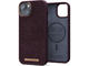 Калъфи Njord Salmon Leather Magsafe за iPhone 14, кафяв
