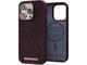 Калъфи Njord Salmon Leather Magsafe за iPhone 14 Pro, кафяв
