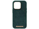 Калъфи Njord Salmon Leather Magsafe за iPhone 14 Pro, зелен
