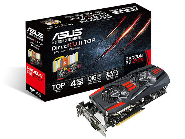 Видео карти ASUS R9 270X DC2T 4GD5