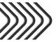 Охладители EK-Loop Metal Tube 16mm 0.8m Pre-Bent 90° - Black (2pcs)