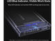 Джаджи Orico външна кутия за диск Storage - Case - 2.5 inch USB3.0 with Stand, UASP, transparent